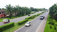 Begini suasana Tol Tamer saat lancar. Istimewa/Instagram/@abdulwahid_16.