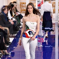 Fashion show Ralph Lauren untuk musim semi 2018 di New York Fashion Week, New York City, Senin 12/2/2018. (Photo by Slaven Vlasic/Getty Images)