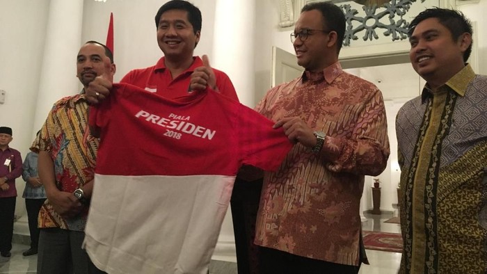 Anies Siapkan Perayaan Khusus Jika Persija Juara Piala Presiden
