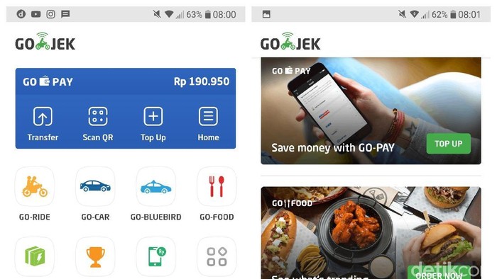 Aplikasi Go-Jek kini sudah bisa diunduh di Singapura. Foto: Adi Fida Rahman/detikINET Aplikasi Go-Jek kini sudah bisa diunduh di Singapura. Foto: Adi Fida Rahman/detikINET