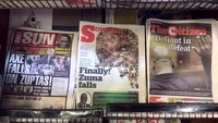 Jacob Zuma memimpin Afrika Selatan sejak 2009 dan belakangan didera berbagai tuduhan korupsi.Pada 2016, pengadilan Afrika Selatan menyatakan Zuma melanggar konstitusi karena tidak mengganti uang pemerintah yang digunakan untuk rumah pribadinya. Tahun lalu, mahkamah agung menyebut dia menghadapi 18 tuduhan korupsi, penyelewengan, dan pencucian uang terkait pembelian senjata di tahun 1999. (Foto: Reuters)