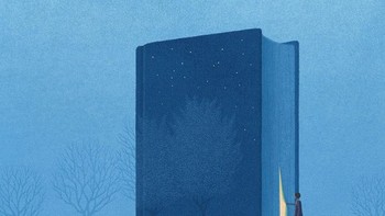 Ia membuat ilustrasi surealis dengan menggabungkan buku dan kehidupan manusia sehari-hari. Gambar ini diberi judul Invitation. (Foto: Jungho Lee)