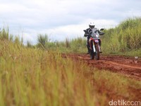 Bertualang Bersama Si Jangkung Honda CRF250 Rally