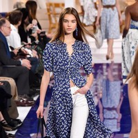 Fashion show Ralph Lauren untuk musim semi 2018 di New York Fashion Week, New York City, Senin 12/2/2018. (Photo by Slaven Vlasic/Getty Images)