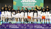 Tim Indonesia 2 menyabet emas setelah dengan menaklukkan Tim Indonesia 1 dengan skor 3-2 (25-21, 25-18, 21-25, 18-25, 11-15).