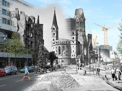 Potret Kontras Kehancuran Perang Dunia dan Kondisi Sekarang