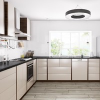 Nuansa monokrom akan selalu jadi tren yang klasik dan tak lekang waktu. Begitu pula untuk tren interior dapur 2018. Foto: Thinkstock