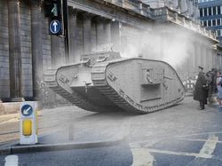 Potret Kontras Kehancuran Perang Dunia dan Kondisi Sekarang