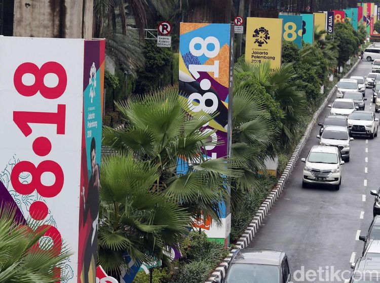 Kemeriahan Sambut Asian Games 2018 di Kawasan Senayan