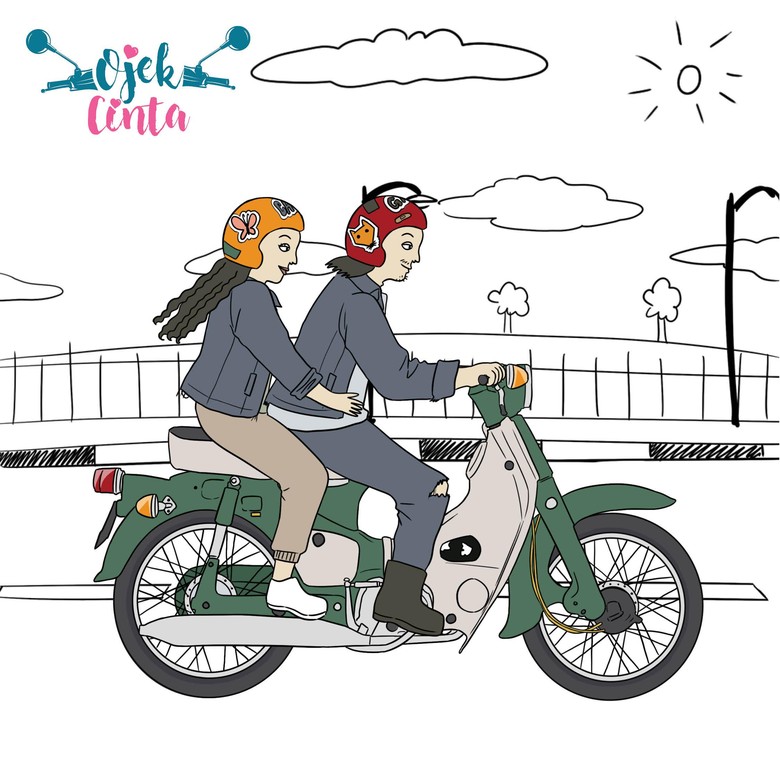 Ilustrasi Ojek Cinta. Foto: Infografis detikcom Ilustrasi Ojek Cinta. Foto: Infografis detikcom