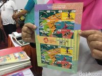 Anies Baswedan meresmikan peluncuran prangko bertema Asian Games 2018