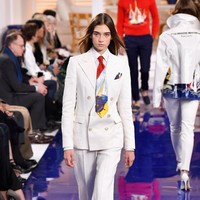 Fashion show Ralph Lauren untuk musim semi 2018 di New York Fashion Week, New York City, Senin 12/2/2018. (Photo by Slaven Vlasic/Getty Images)