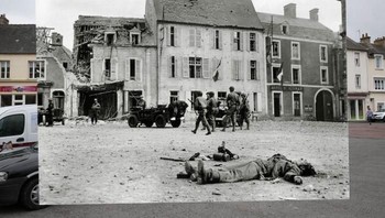 Jasad tentara Jerman yang ditembak pasukan Sekutu di Prancis. Foto: Getty Images