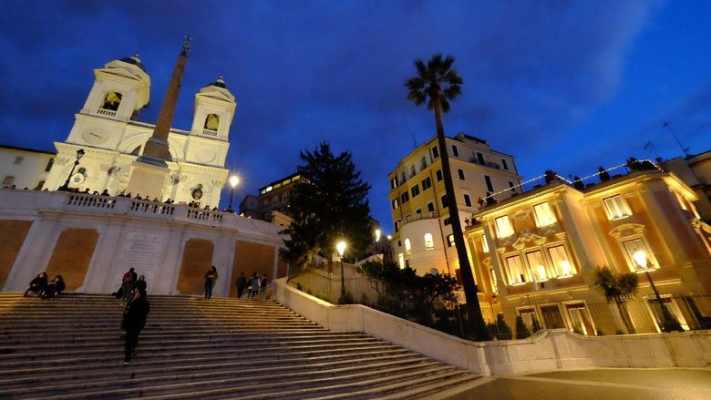 The Spanish Steps, anak tangga paling terkenal di Italia