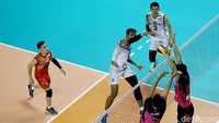 Indonesia berhasil mengoleksi perolehan emas dan perak di cabang voli turnamen uji coba Asian Games 2018, Kamis (15/2/2018).