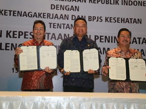 Strategi Kemnaker, BPJS Tenaga Kerja & BPJS Kesehatan Perluas Peserta