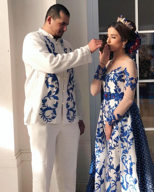 Kemewahan di serangkaian acara pernikahan Tasya Farasya membuat pesta pernikahannya jadi impian banyak orang. Tasya sendiri tampil cantik seperti layaknya putri dari negeri dongeng. Foto: Instagram