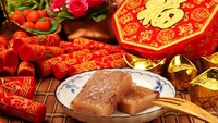Niangao terbuat dari tepung beras ketan. Kue beras ini sudah menjadi hidangan di China sejak dulu. Emas dan kue beras telah menjadi simbol untuk pertumbuhan, peningkatan, atau pencapaian yang lebih besar. Foto: Istock