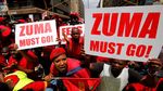 Momen Presiden Afsel Jacob Zuma Umumkan Pengunduran Diri