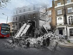 Potret Kontras Kehancuran Perang Dunia dan Kondisi Sekarang