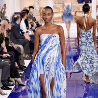 Fashion show Ralph Lauren untuk musim semi 2018 di New York Fashion Week, New York City, Senin 12/2/2018. (Photo by Slaven Vlasic/Getty Images)