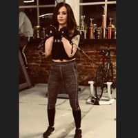 Ia mendapatkan tubuh atletisnya itu berkat rutin latihan kickboxing.  Foto: dok. Instagram