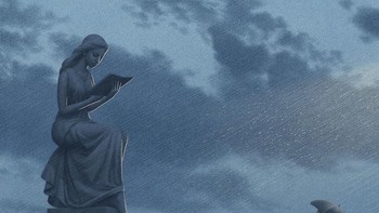 Dalam karyanya, Lee terinspirasi oleh karya seniman terkenal yakni Rene Magritte asal Belgia. Gambar ini diberi judul Immortal. (Foto: Jungho Lee)