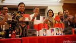 Kapolri dan 4 Menteri Musnahkan Ponsel Hingga Miras Ilegal