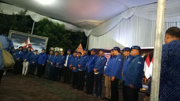 AHY Hadiri Pengukuhan Kader Baru Partai Demokrat di Cikeas
