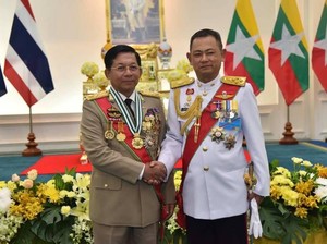 Krisis Rohingya, Komandan Militer Myanmar Terima Penghargaan Thailand