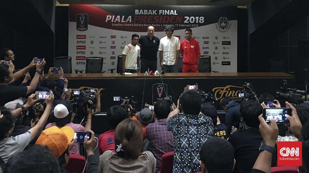 Persija Jakarta bertemu Bali United di final Piala Presiden 2018.