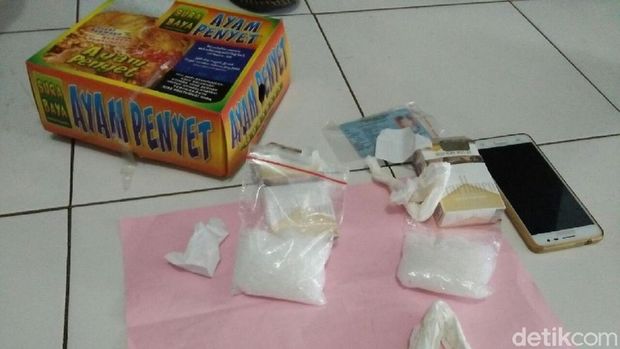 Barang bukti sabu-sabu