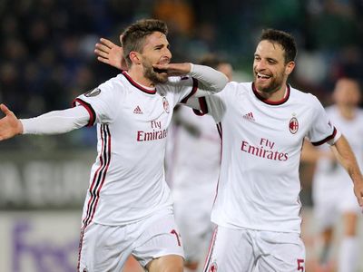 Foto: Milan Menang Telak di Liga Europa