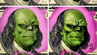 Tahapan perubahan Ben Franklin menjadi Hulk diperlihatkan oleh Johnson di sini. Istimewa/Seejayjawn.