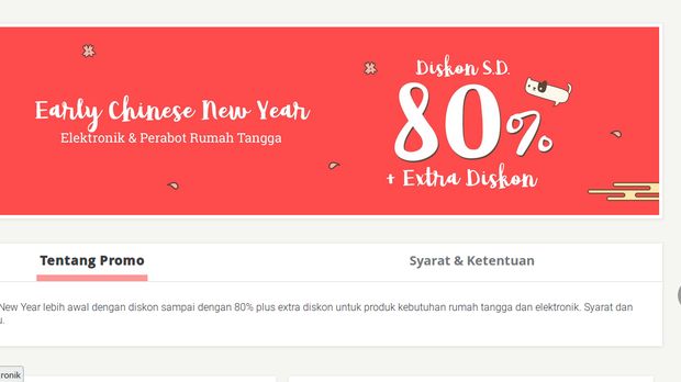 Ini 7 Brand dan Situs Belanja yang Tebar Diskon Imlek Hingga 80%
