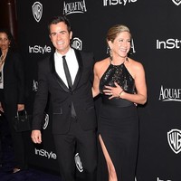 Dianggap sebagai salah satu pasangan paling mesra Hollywood, Jennifer Aniston dan Justin Theroux kerap saling memuji kala diwawancara media. Foto: Dok. Getty Images