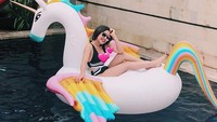 Cita Citata tengah menikmati liburannya di Bali. Foto: Instagram Cita Citata