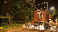 Dua set rangkaian kereta tersebut akan satu persatu dibawa ke Depo Lebak Bulus sebagai lokasi penyimpanan kereta MRT Jakarta. Foto: Dok.MRT
