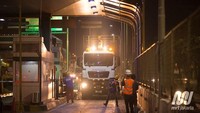 Kedua, lebar pintu tol di beberapa titik, dan ketiga, pepohonan di sekitar kawasan Lebak Bulus. Foto: Dok.MRT
