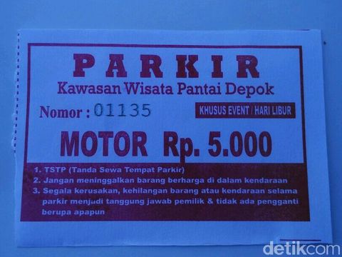 Pengunjung JAS 2018 di Pantai Depok Bantul Keluhkan Tarif Parkir