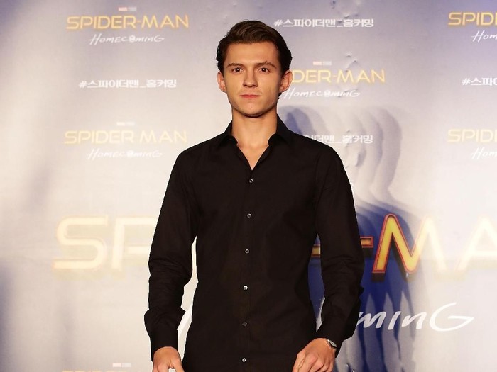 SEOUL, SOUTH KOREA - JULY 03:  Tom Holland attends the Spider-Man: Homecoming press conference at Conrad Seoul Hotel on July 3, 2017 in Seoul, South Korea.  (Photo by Chung Sung-Jun/Getty Images)