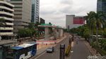 Penampakan Terkini Proyek LRT Jabodebek di Kuningan