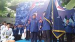 Foto: Resmi Jadi Kader, Ini Momen AHY Pakai Baret dan Jaket Demokrat