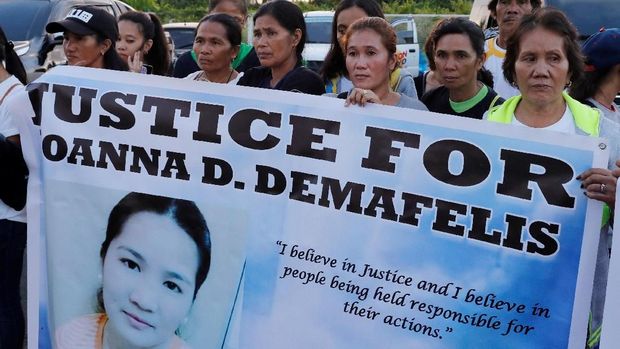 Keluarga dan kerabat minta keadilan ditegakkan untuk kematian Joanna Demafelis