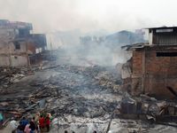 Kebakaran di Siak Riau, 40 Unit Bangunan Ludes Dilalap Api