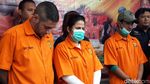 Wajah Sendu Dhawiya di Rilis Narkoba