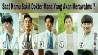 Kalau suruh memilih dokter mana yang bisa menanganimu, kamu pilih yang mana? (Foto: Instagram/kdramakita)