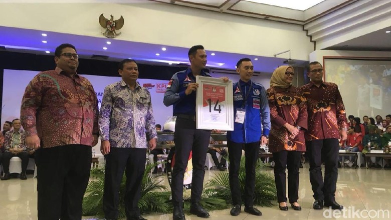 Demokrat Nomor Urut 14, AHY: Itu Angka S14P! Demokrat Nomor Urut 14, AHY: Itu Angka S14P!