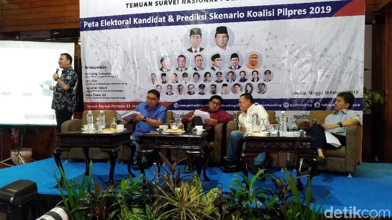 Poltracking: Jokowi dan Prabowo Capres Terkuat, Pertarungan di Cawapres Poltracking: Jokowi dan Prabowo Capres Terkuat, Pertarungan di Cawapres