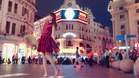 Di Instagramnya, wanita ini seringkali mengunggah fotonya saat ke luar negeri. Misalnya saja fotonya saat di Shanghai, China ini (enakorin/Instagram)